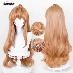 Anime TIGER×DRAGON Aisaka Taiga Cosplay Wig Orange Long TIGER DRAGON Toradora! Heat Resistant Synthetic Hair Wigs + Wig Cap