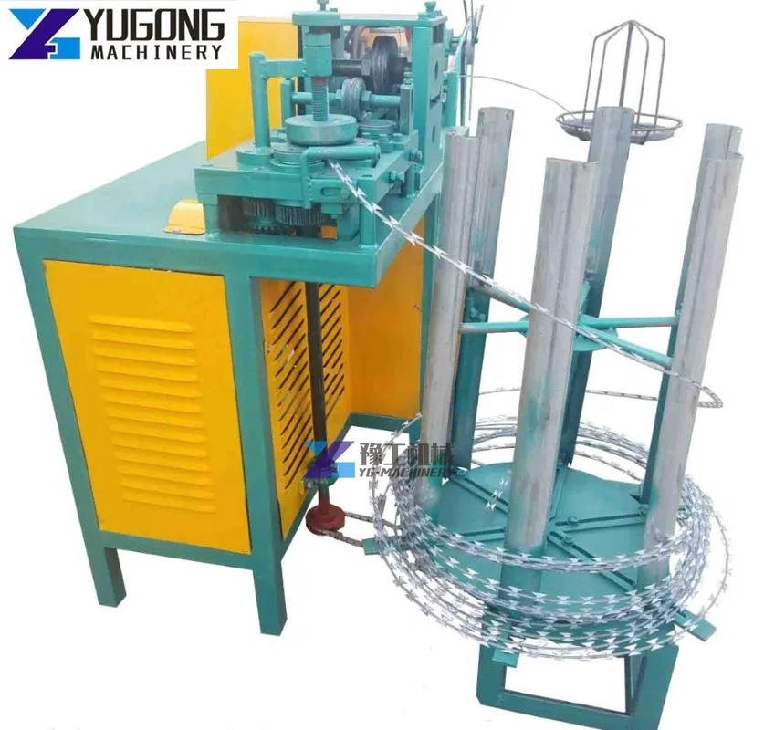 5 Strips PLC Control High Speed Automatic Stainless Steel Concertina Razor Barbed Wire Mesh Fence Making Machine