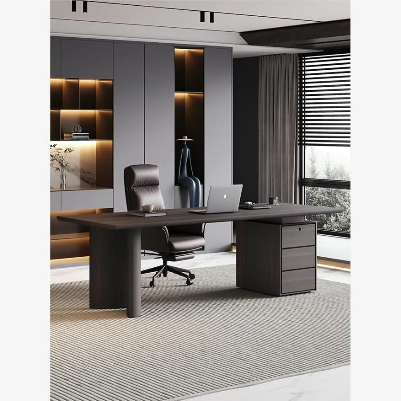 مكتب إيطالي بسيط من الخشب الصلب مصباح منزلي للكبار فاخر لغرفة المعيشة وغرفة المعيشة والكهرباء المكتبية #5