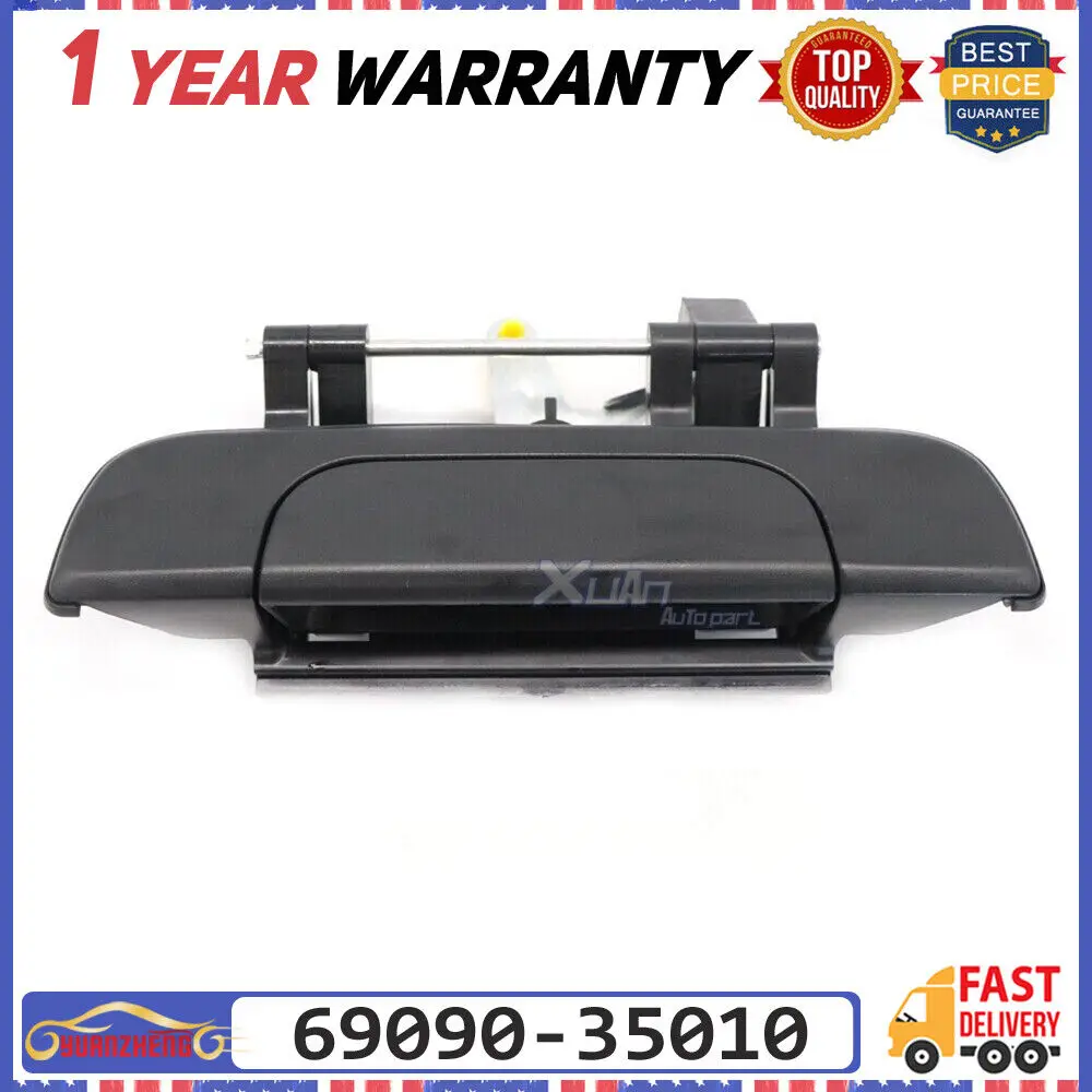 Manija de puerta Exterior, parte trasera del pasajero, color negro, compatible con Toyota Tacoma Hilux 69090-35010 1995 2004, 6922035020, 6909035010