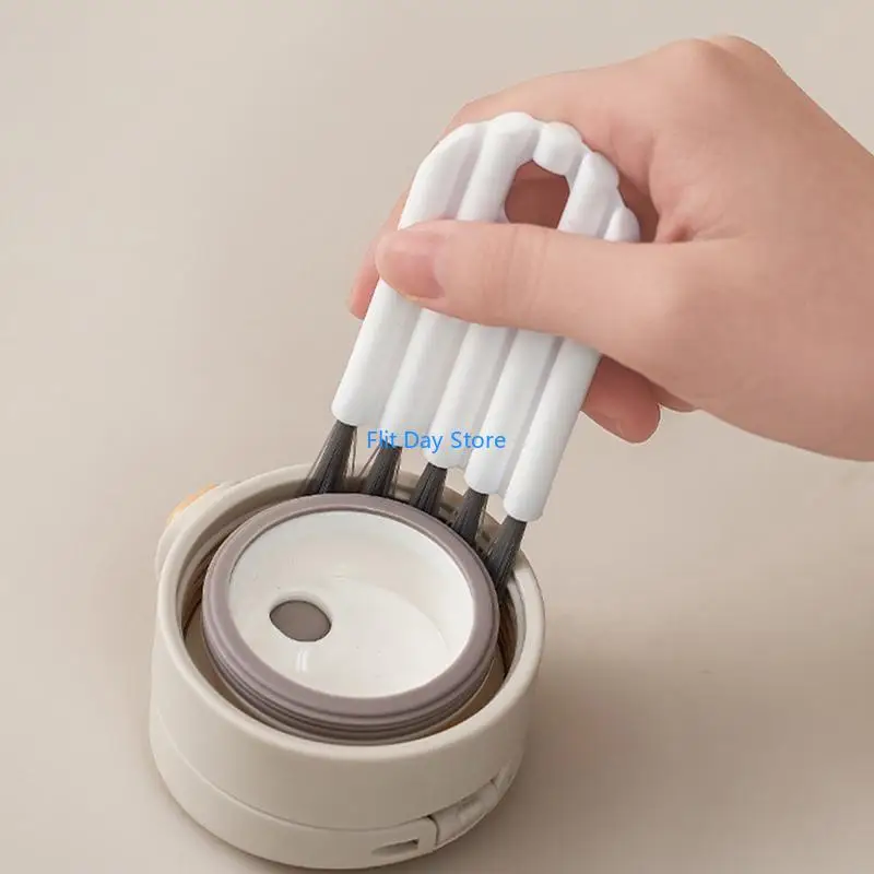 F92C Kitchen Mini Cup Стеклянная крышка чистящая кисточка для очистки бутылки многоцелевой щетки многоцелевой