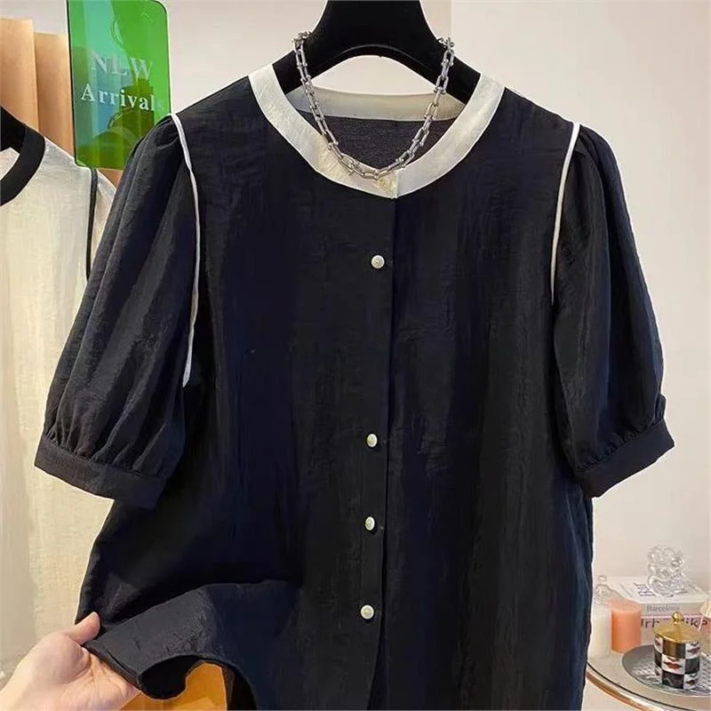 

Large Size 300 Pou Chinese Design Casual irt Spring Summer ex Breathable Long Sve Loose Fit Faionable irt