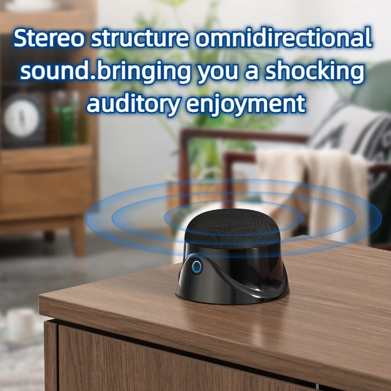 

HIFI High Fidelity Subwoofer with 360 Degree Surround Sound Portable Outdoor Wireless Magnetic Suction Bluetooth Speaker TWS