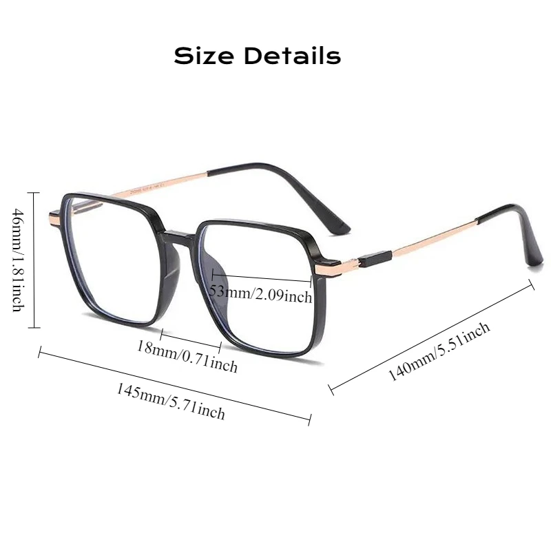 Modische Lesebrille mit Intelligenter Variabler Beleuchtung, Leicht und Komfortabel für Männer und Frauen – Detail 7
