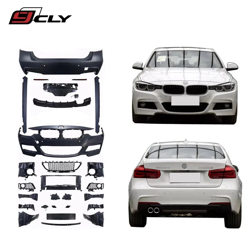 

Flash Sale ! High Quality Car Bumper for 2013-2019 3-series F30 Upgrade MT Body Kit Sport Front Bumper Diffuser Side Skirt