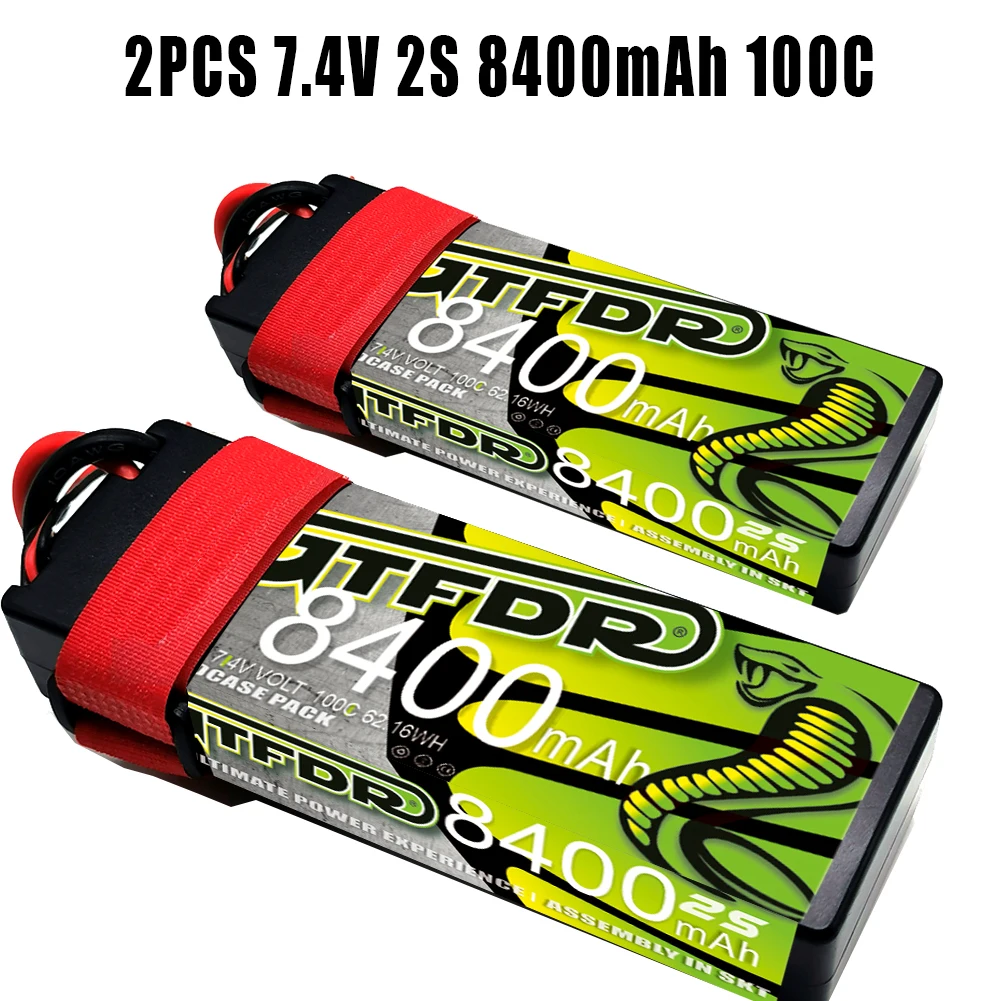 GTFDR 3S 7.4V LIPO BATTERIA 5200MAH 7200MAH 6200MAH 8400MAH 100C per RC Auto 1/10 1/8 Buggy Truggy RC Auto Barca Camion UAV RACING