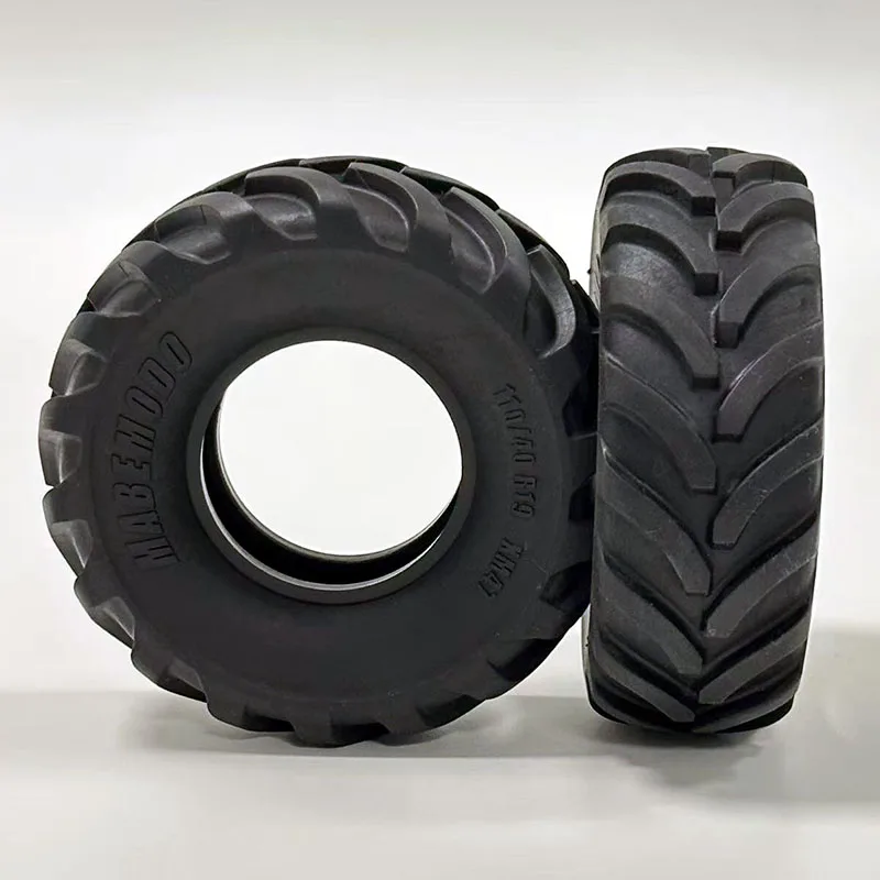 1:14th Scale RC Truck 1pcs 110mm Simulation Herringbone Pattern Tires No Liner for SCANIA Tamiya 770S R620 for VOLVO Model Car view 3