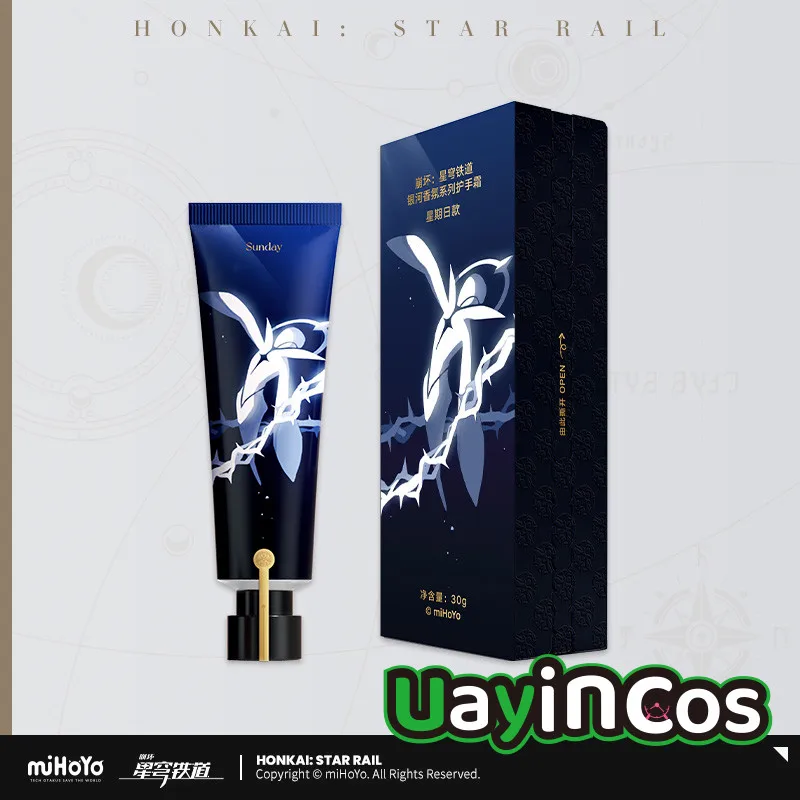 

In Stock Original Honkai：Star Rail Sunday Robin Fugue Herta Mydei Hand Cream Hand Lotion Hands Skin Care Anime Game Toy Kids