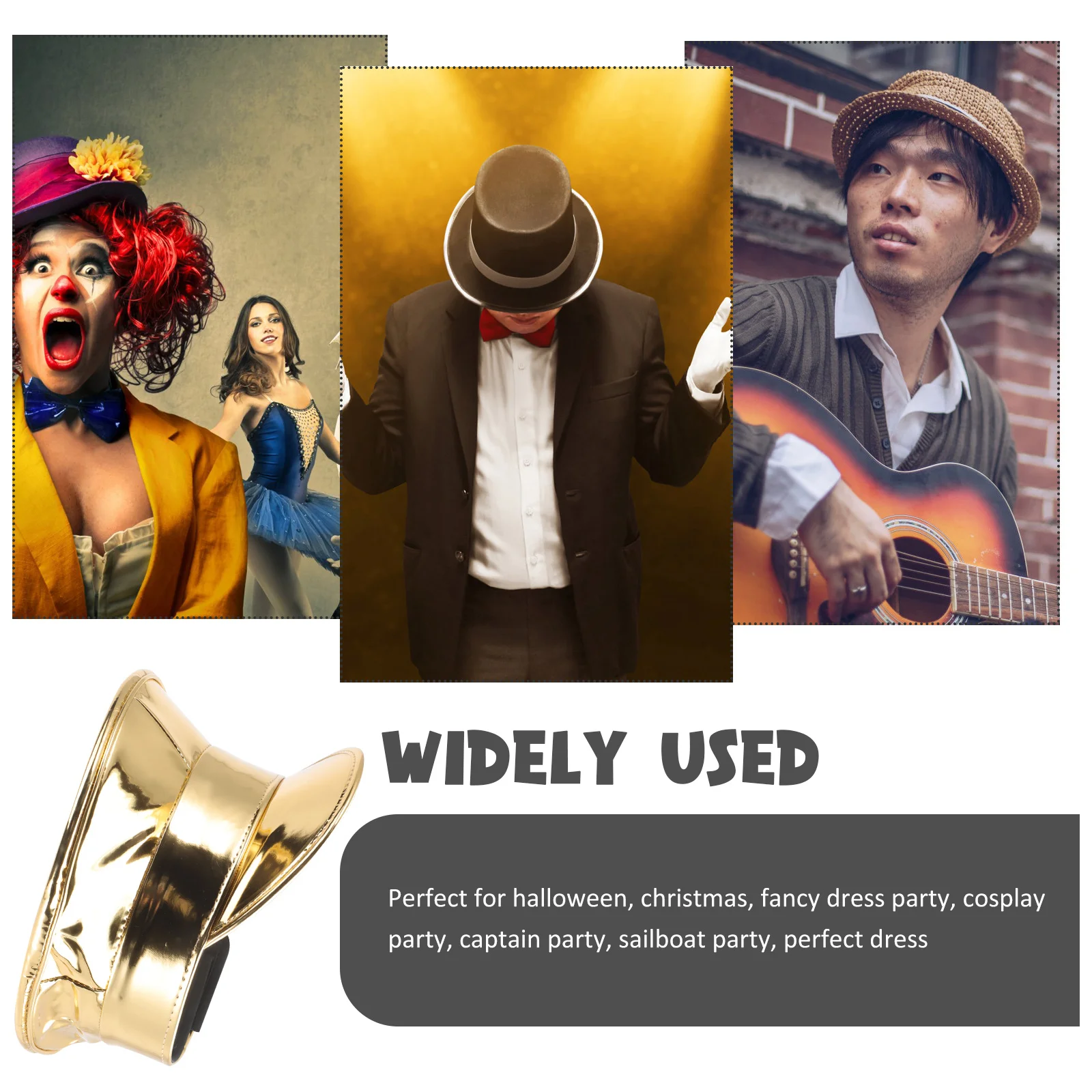 

Navy Hat Durable Shining Beret Party Costume Hat for Cosplay Halloween Role Play Boating Accessories Navy Cap Party Supplies