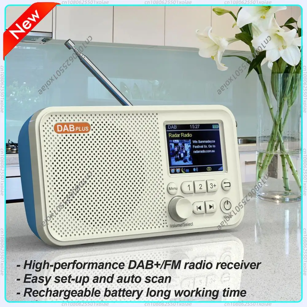 

C10 2,4-дюймовый цветной ЖК-экран, будильник, цифровое радио DAB DAB+ FM, Bluetooth-совместимое радио 5.0, поддержка TF-карт