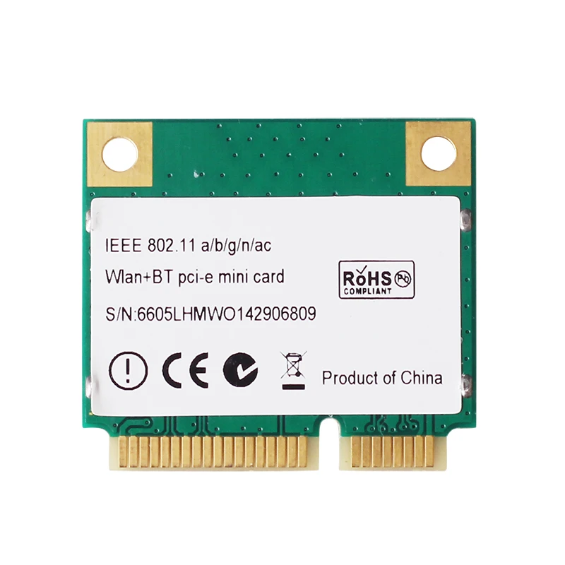 Mini pcie Wifi Adapter for 9260 9260HMW 2.4G/5GHz Bluetooth 5.0 802.11AC Wireless Network Card Better than 7260hmw