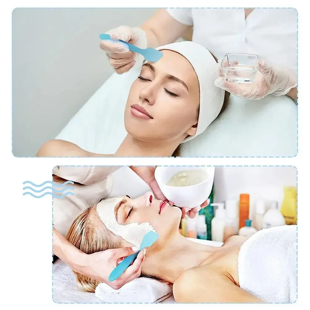 Hot Cosmetic Spatulas Facial Mask Sticks Reuse Plastic Mask Small Spoon Face Skin Care DIY Make Up Tools Make Up