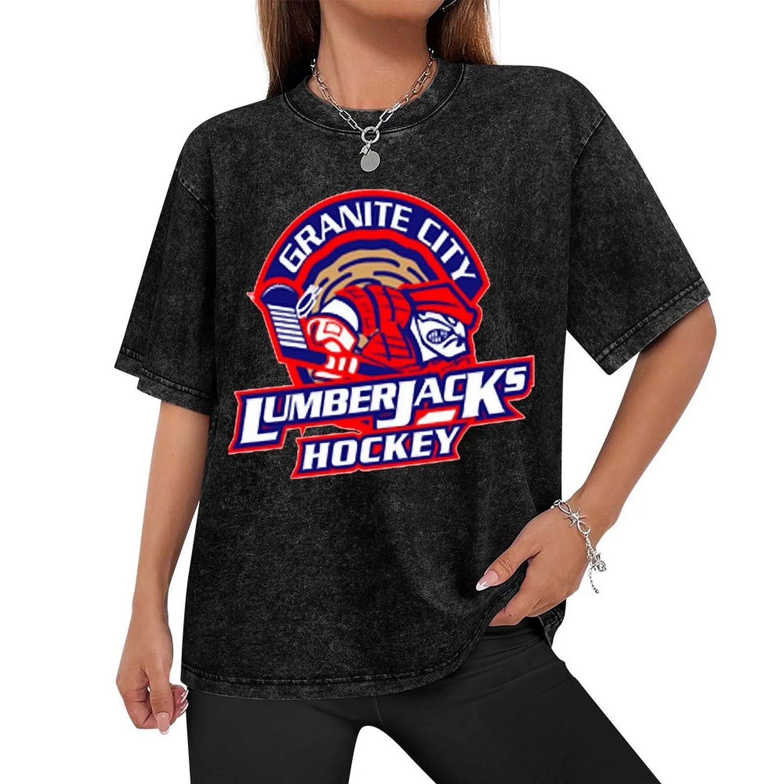 Granite City Lumberjacks Hockey Essential T-Shirt blanks plain shirts men graphic