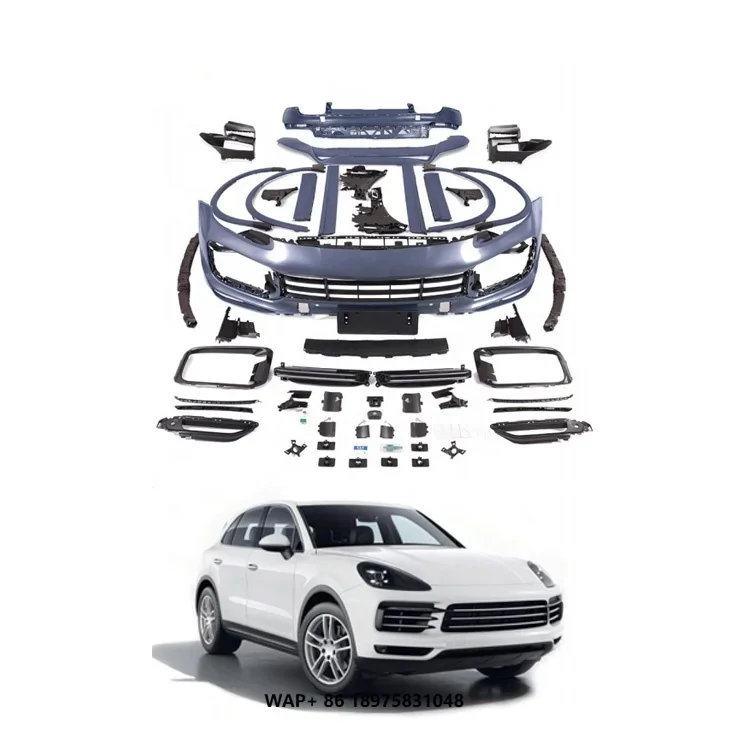 

Front Rear Bumper Wheel Eyebrow 9Y0.1 9YA Upgrade to Turbo Style Body Kits Body Kit for ‘Porsche Cayenne 2018-2023