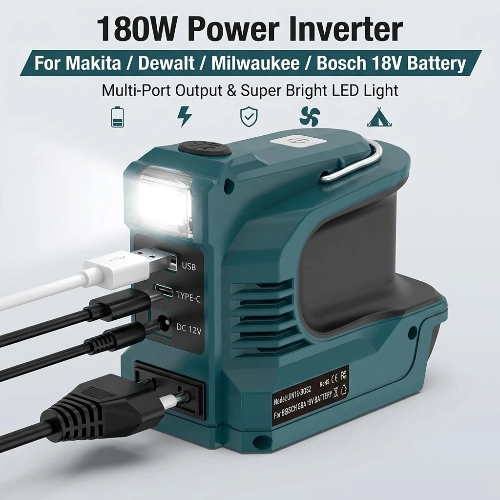 200W Power Inverter for Makita - огляд і ціна Outdoor Usb Power Outlet