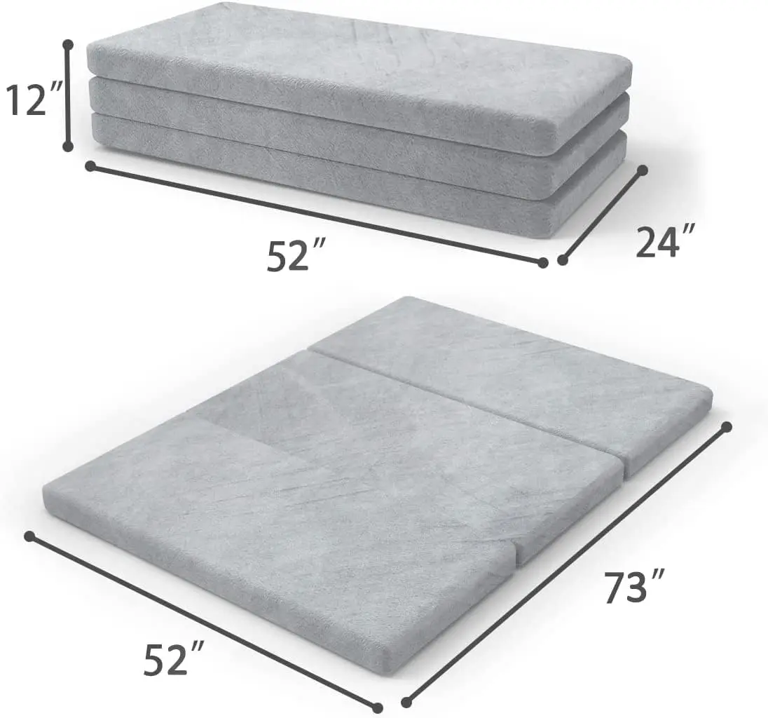 Tri Folding Mattress with Storage Bag 4