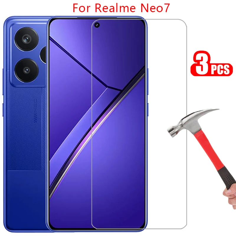 protective tempered glass for realme neo7 screen protector on realmeneo7 gt neo 7 phone film glas 5g realmi reali relme real me