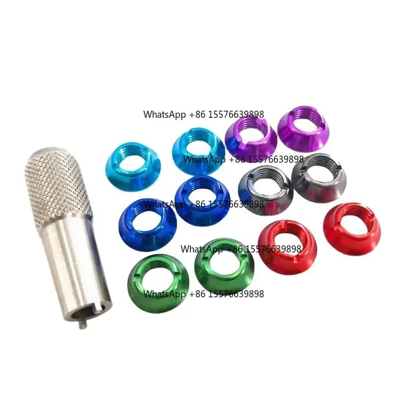 ZOCI-FOR Aluminum Alloy Multicolor Control Switch 1wrench with 12 Nuts for RadioLink FUTABA  JR/Frsky Accessories