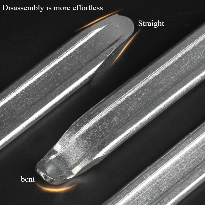 10/12/16/24 Inch Bending Pry Bar Tire Disassembly and Maintenance Tool New Chrome Vanadium Steel Material Pry Bar