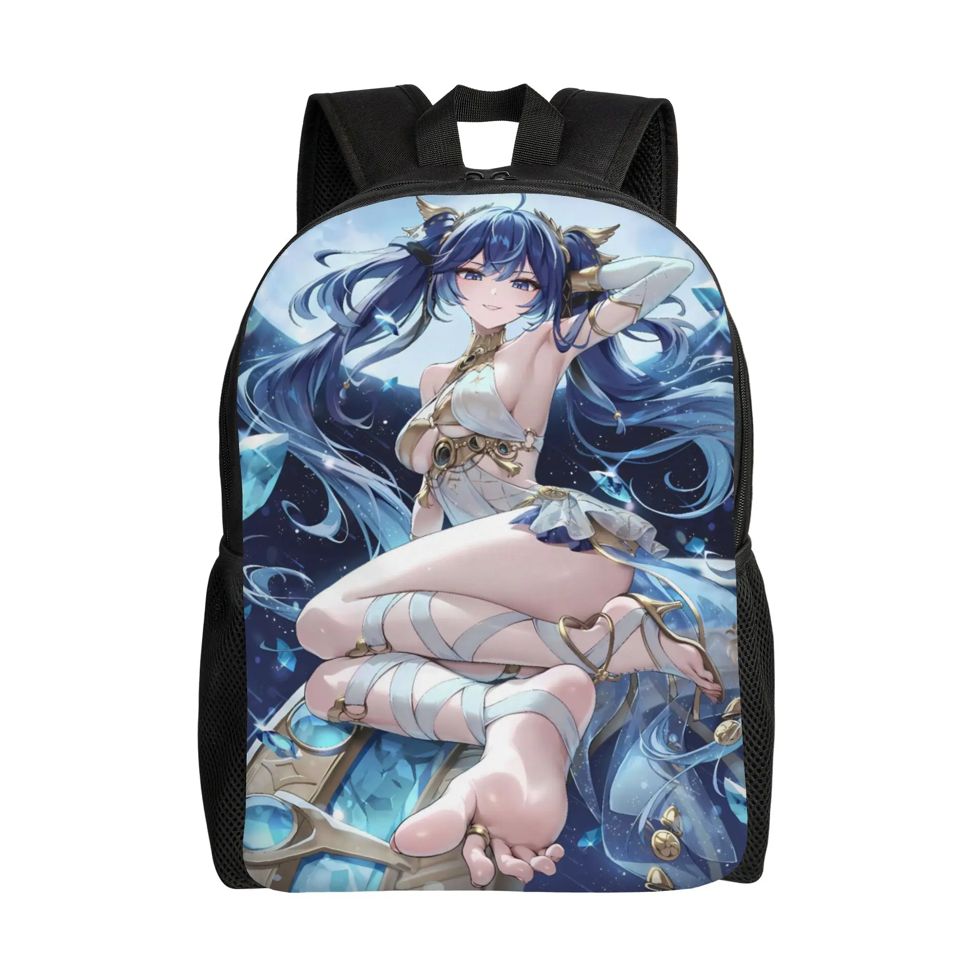 

Iuno Wuthering Waves Game Backpack Kawaii Backpacks Male Cycling Soft School Bags High Quality Rucksack