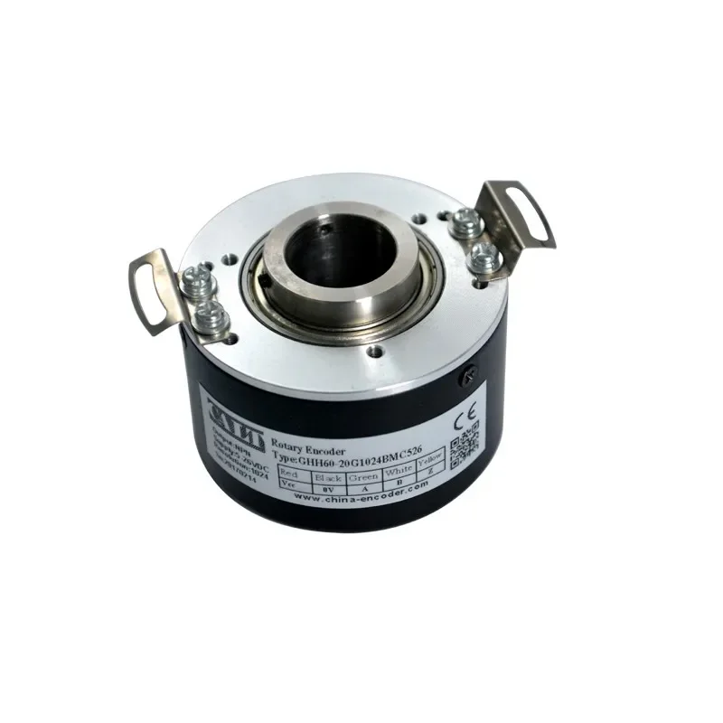 10mm hollow shaft rotary encoder 5V NPN Output 3600 P/R incremental rotary encoder