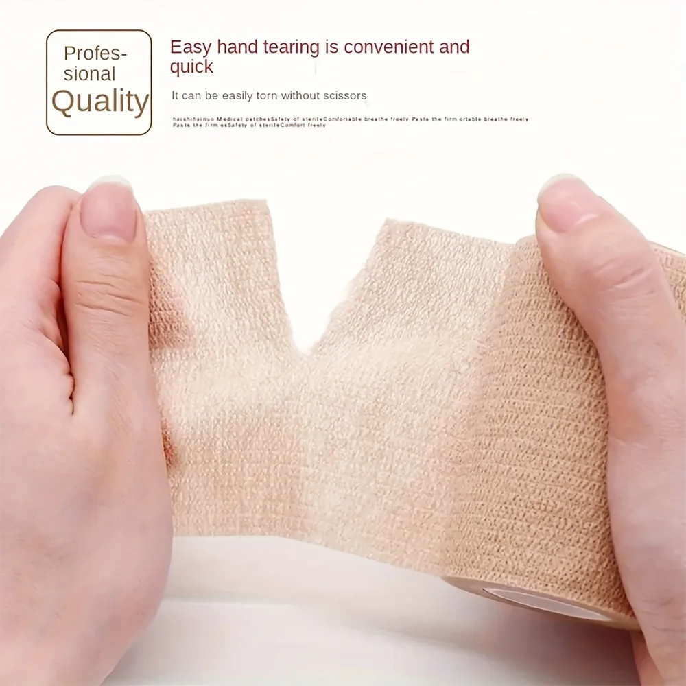 3Pcs Self-Adhesive Elastic Bandages 5cm*4.5m First Aid Patch & Medical Health Care Treatment Gauze Kit Gauze Tape First Aid Tool