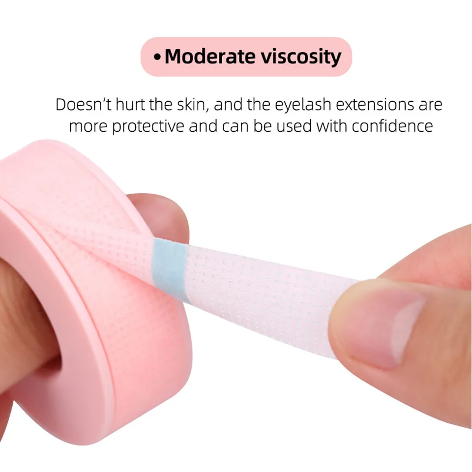 Niet-Geweven Siliconen Gel Wimper Tape Ademende Gevoelige Resistente Microporeuze Wimperverlenging Kleur Tape Sticker Make-Up Tools