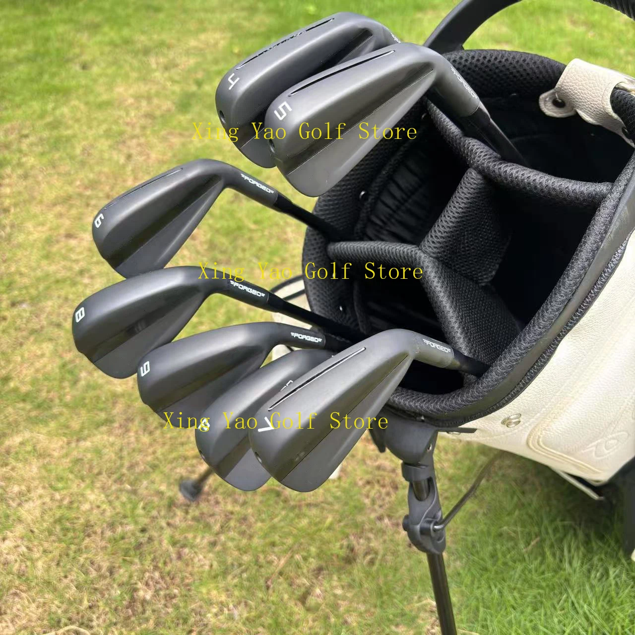 

Men's Golf Clubs Black 790 Golf Irons fourth generation 7pcs 4-9P R/S/SR Flex Steel/Graphite Shaft With Head Covers