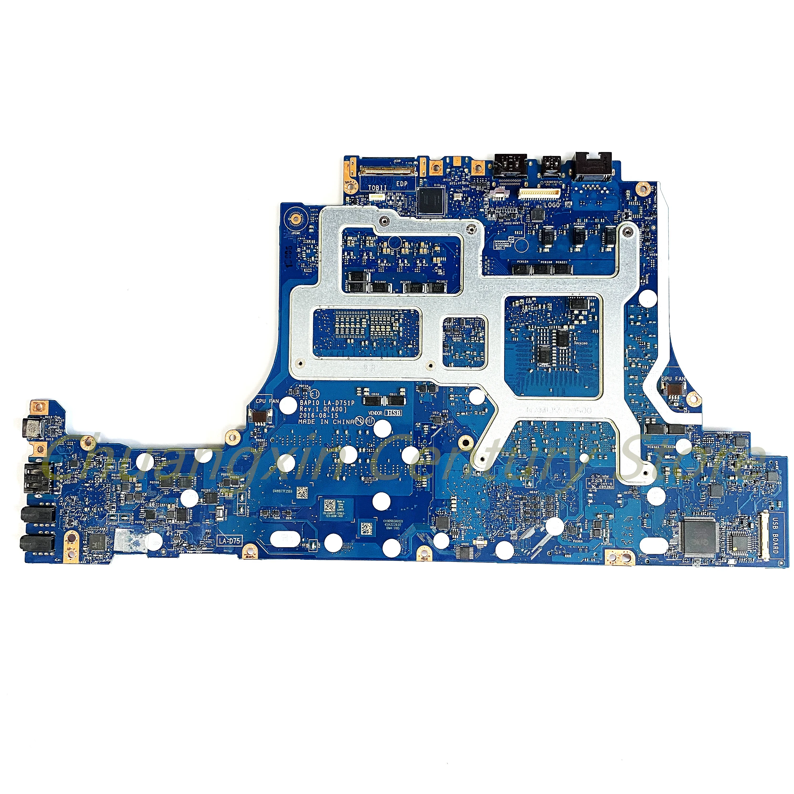 For Dell Alienware 15 R3 17 R4 laptop motherboard LA-D751P with I5 I7-6th/7th Gen CPU GTX1060 GTX1070 6/8G GPU 100% Tested Fully