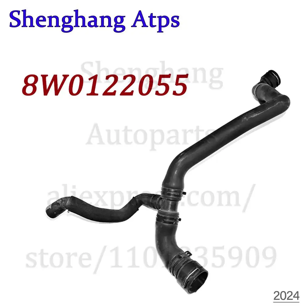 Lower Radiator Coolant Hose Line For Audi A4 B9 2.0L 2017-2025 8W0122055BN 8W0122055M 8W0 122 055 BN 8W0 122 055 M 8W0122055