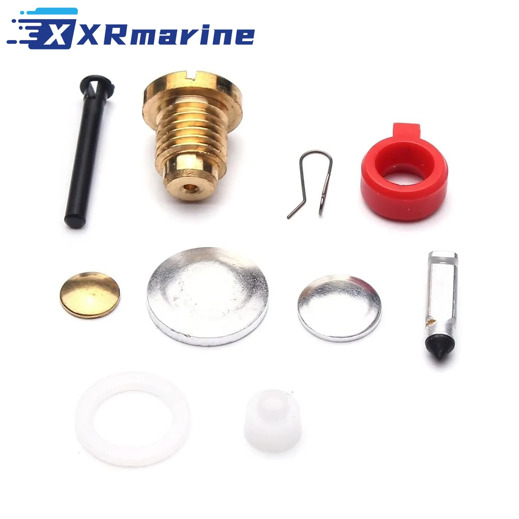 For Johnson Evinrude 9.9-15 HP Carburetor Repair Kit With Float 398453 1974-1988 image 5