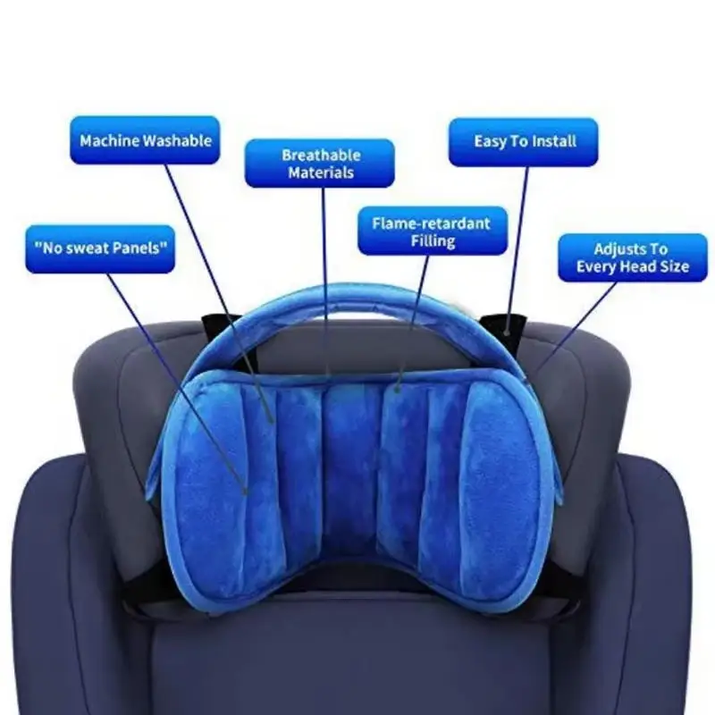 Child Car Safety Seat Head Fixing Belt Children Sleep Protector Head Supports Baby Aid Head Sleep Protector Pillows