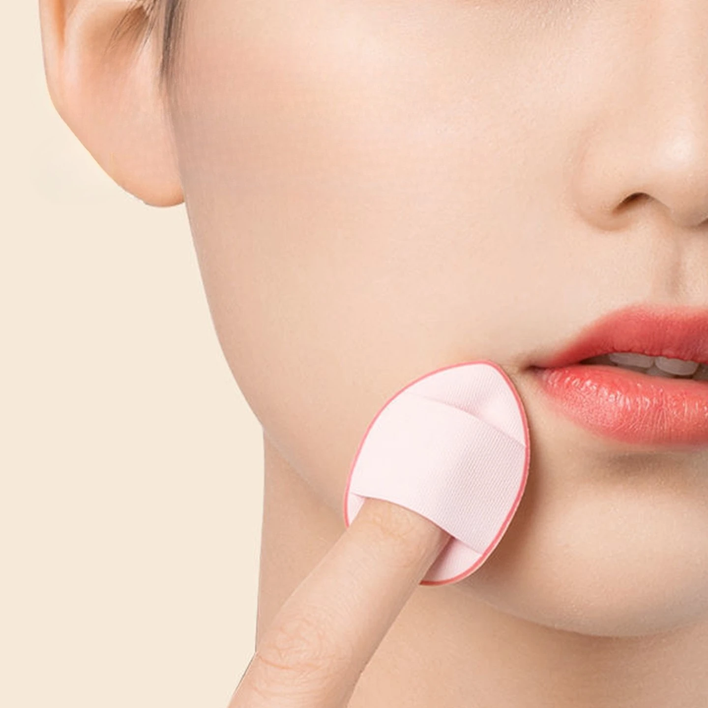 ฟองน้ำแต่งหน้าแบบพกพา 10 ชิ้น ขนาดเล็ก สำหรับรองพื้น คอนซีลเลอร์ บีบีครีม เครื่องสำอาง อุปกรณ์แต่งหน้า คละแบบ