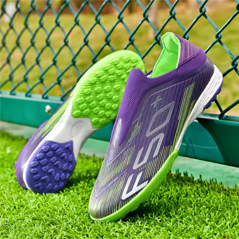 New Men's Football Boots Turf Comfortable Cleats Futsal Non Slip Soccer Shoes Sport Ultralight Fg Grass Indoor Adult Non-Slip