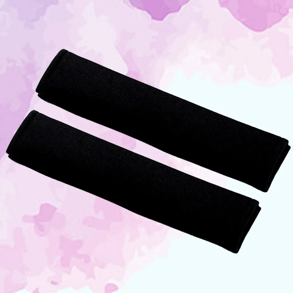 

6 шт. чехлов для плечевых ремней из черного хлопкового материала, теплые защитные накладки для автомобильных ремней, подушечки для женщин, защитные чехлы для мотоциклов