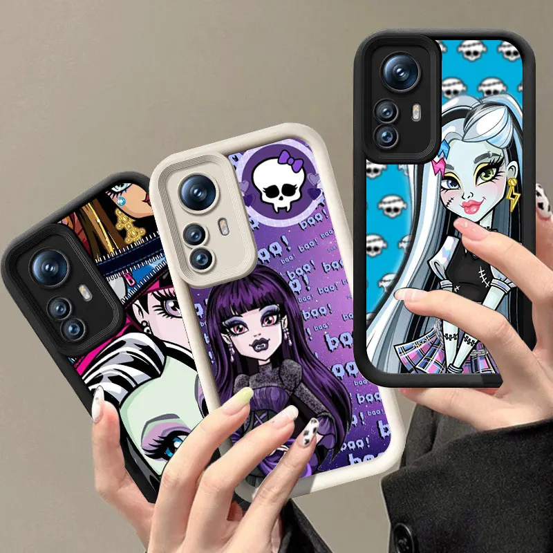 Anime M-Monsters-H-High Phone Case For Redmi 9A 10A 9C 10C 12C 13C 14C 4G 9i 9T K30 K50 Pro K40 Gaming A1 A2 A3