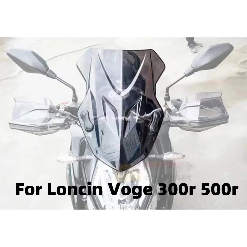 Motorcycle Windshield With Bracket One Set Apply For Loncin Voge 300r 500r