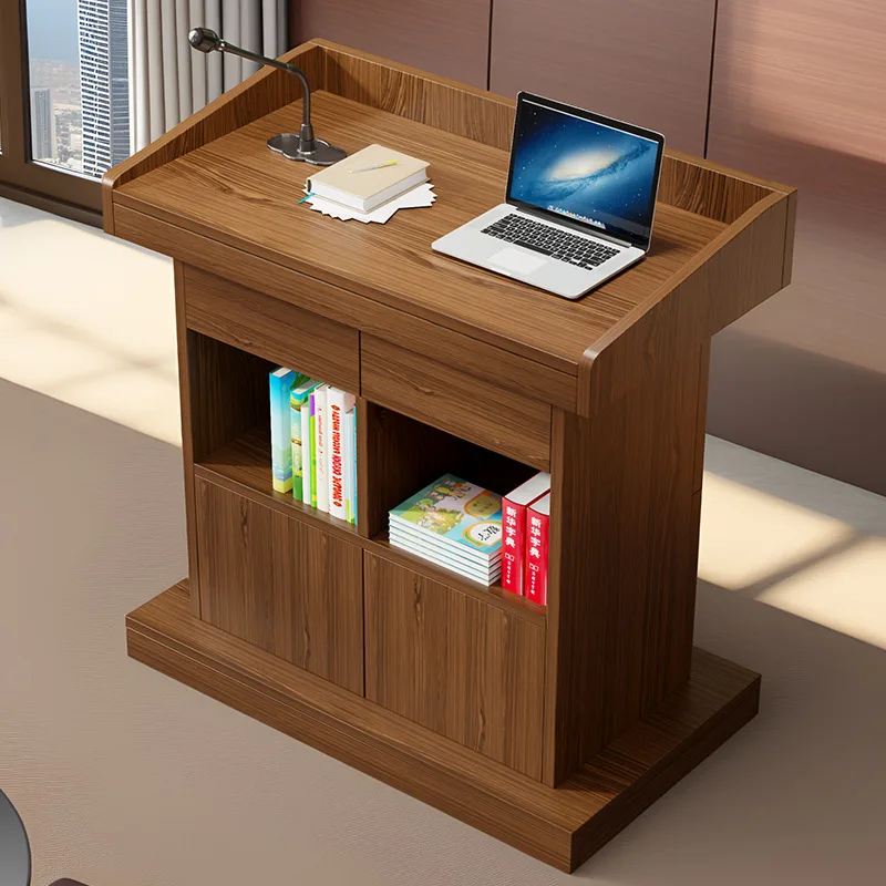 Lecture Desk Speech Simple Modern Welcome Reception Shopping Guide Customer Presiding Desk Master Desk