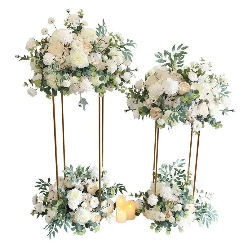 

Новая свадебная Геометрическая Имитация цветочного орнамента гальванизированная фотография свадебный реквизит для церемонии доставки