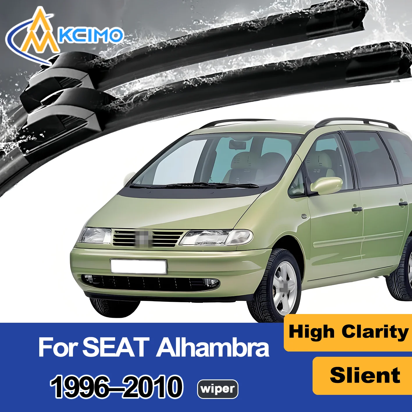 

2PCS New Wiper Blades for SEAT Alhambra 7M 1996-2010 Volkswagen Sharan Ford Galaxy (before 2006) Front Windshield Accessories