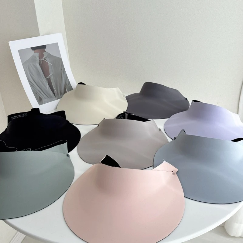 

Ice Silk Summer Seamless Sun Hat Empty Top Adjustable Sunscreen Baseball Cap UV Protection Large Brim Breathable Air Sun Hat