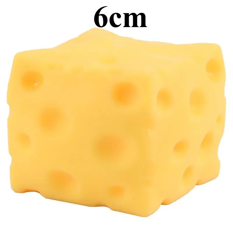 10CM Riesiges Käse-Quetschspielzeug Extra Große Größe Käse-Squishy Fidget Toys Langsam Rückfedernder Formbarer Stressabbau-Ball Lustige Geschenke für Erwachsene