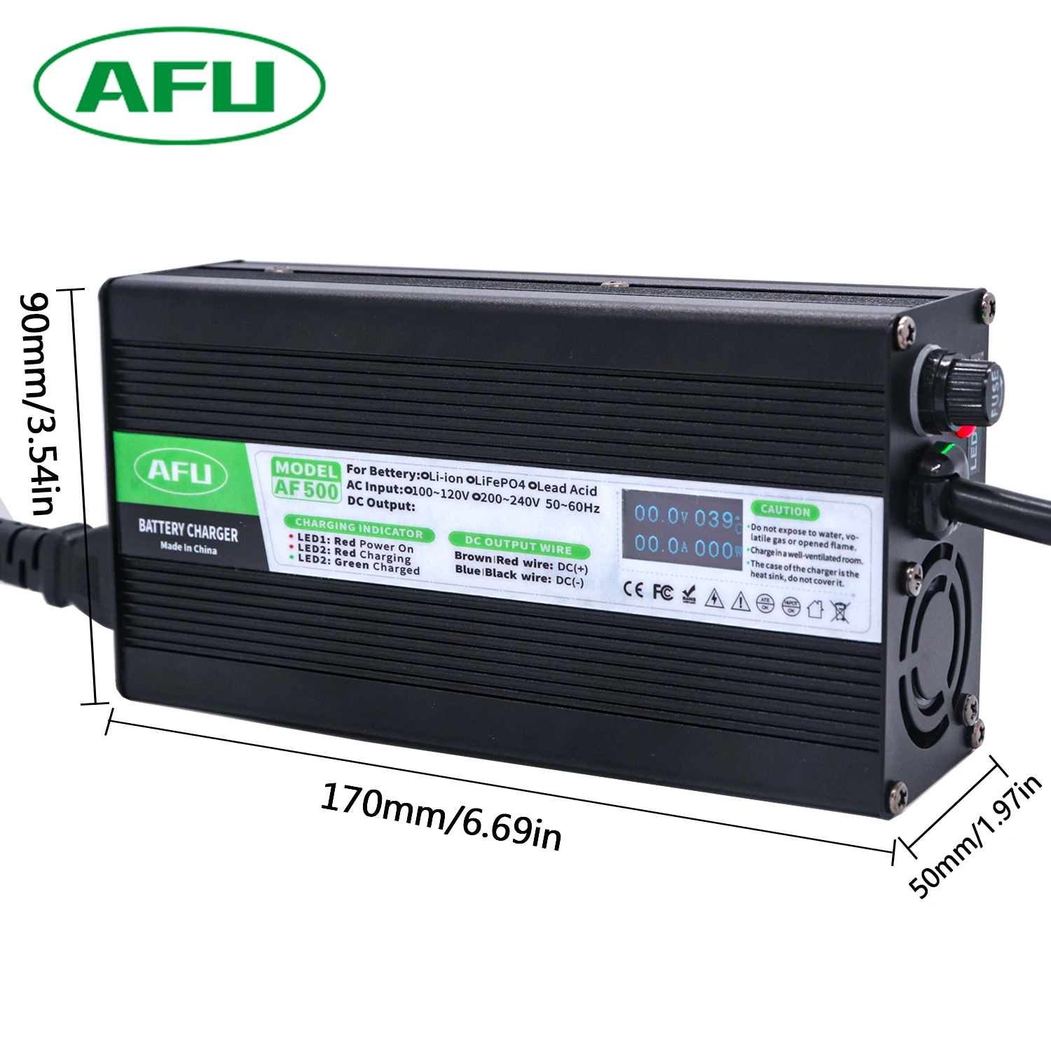 12V 20A Intelligent Automobile Battery Usd For 13.8V Lead Acid AGM GEL VRLA OPZV Battery Charger With OLED Display
