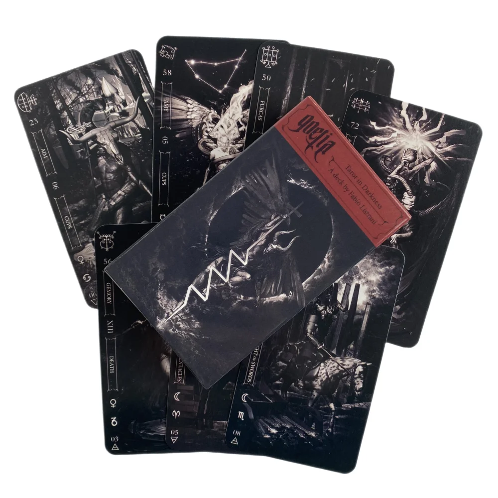 Tarot In Darkness Cards A 78 Deck Oracle English Divination Edition Borad Playing Games