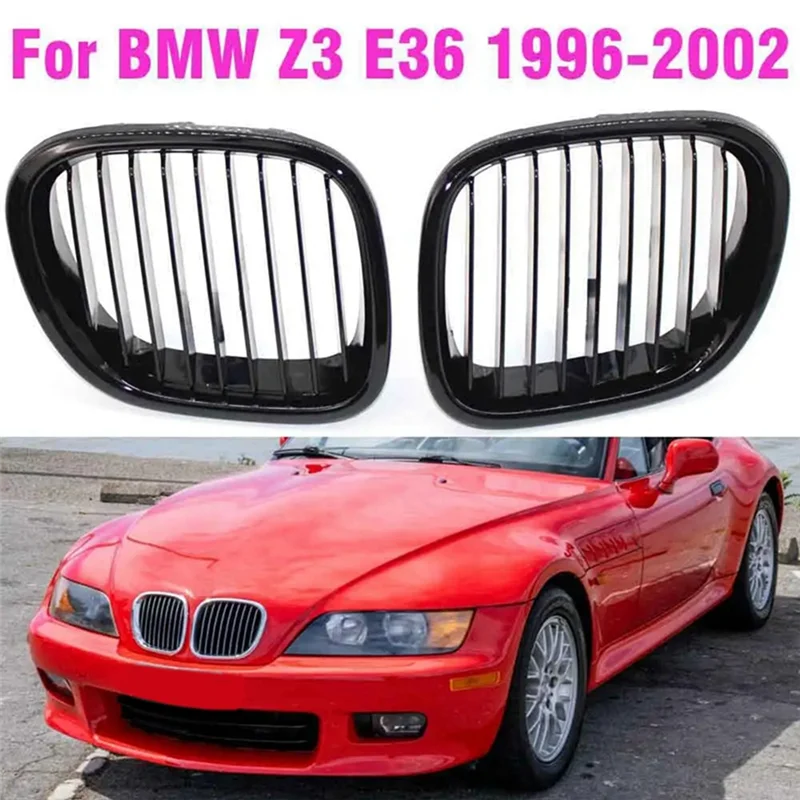 ABGR-قطع غيار شبكات السيارة شبكة الشواية الأمامية لسيارات BMW Z3 1996-2002 شبكة مدخل الهواء 51138412950 51138412949