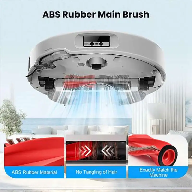 【A88X】For Roborock Qrevo 5AE / Qrevo C / Qrevo C Pro / Qrevo Curv 2 Pro Robot Vacuum Cleaner Parts Side Brush Main Brush
