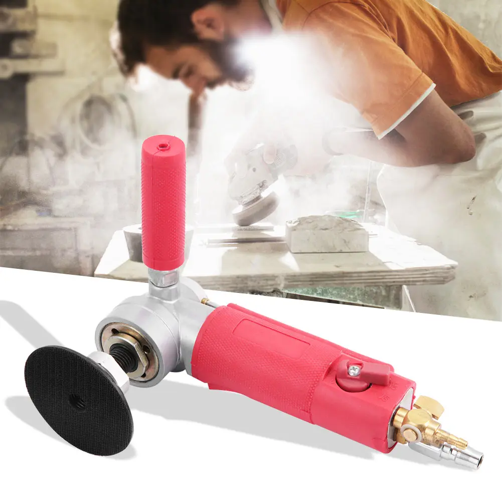 

3inch Pneumatic Water Polisher High Speed Wet Air Sander Air Grinder 4300rpm for Marble Stone Pneumatic Polishing Machine