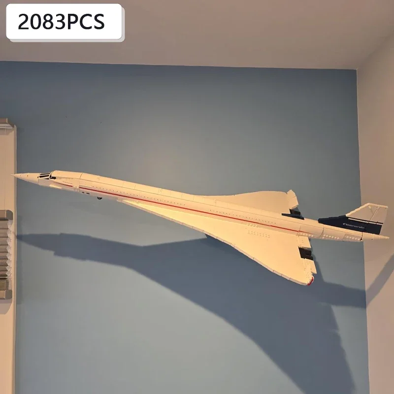 

New 2025 Airbus Concorde Supersonic Airliner Building Kit Educational Space Shuttle Model Toy for Children Birthday Gift 10318