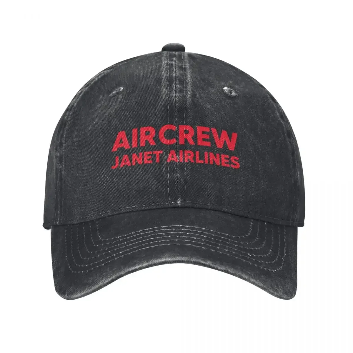 Aircrew Janet Airlines - UFO Area 51 Las Vegas Airport Alien Groom Lake UFOs Flying Saucer Skunkworks Secret Base S Baseball Cap