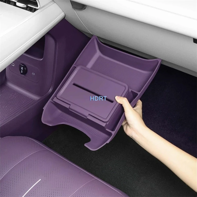 For Changan Deepal S07 S7 2026 + Car Style Center Console Storage Box Dust Proof Pad Container Organizer Tray Cover Accessories